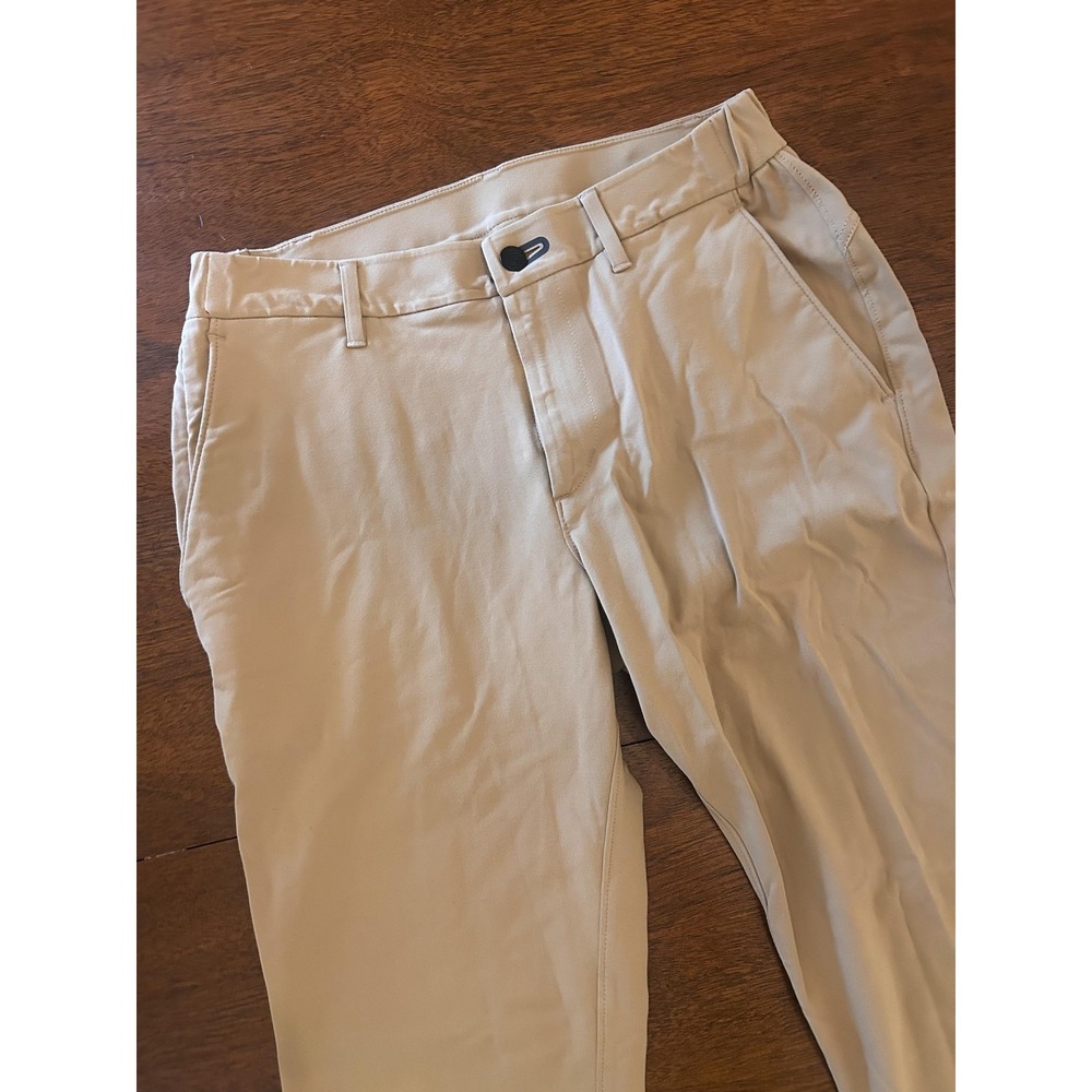 Public Rec Pants Mens 28x32 Beige Stretch Chino Slim Fit Tapered Leg Casual